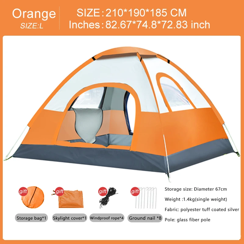 tente de camping 3 places